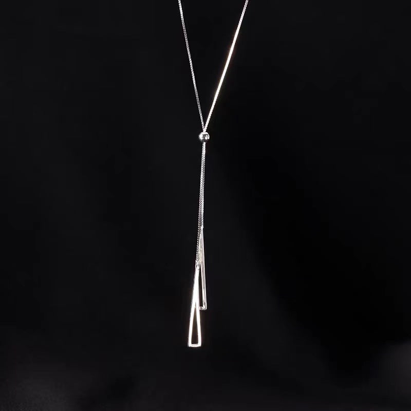 COLLANA TRIANGOLO ARGENTO
