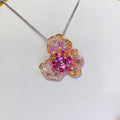 COLLANA ARGENTO MOISSANITE 2 CARATI