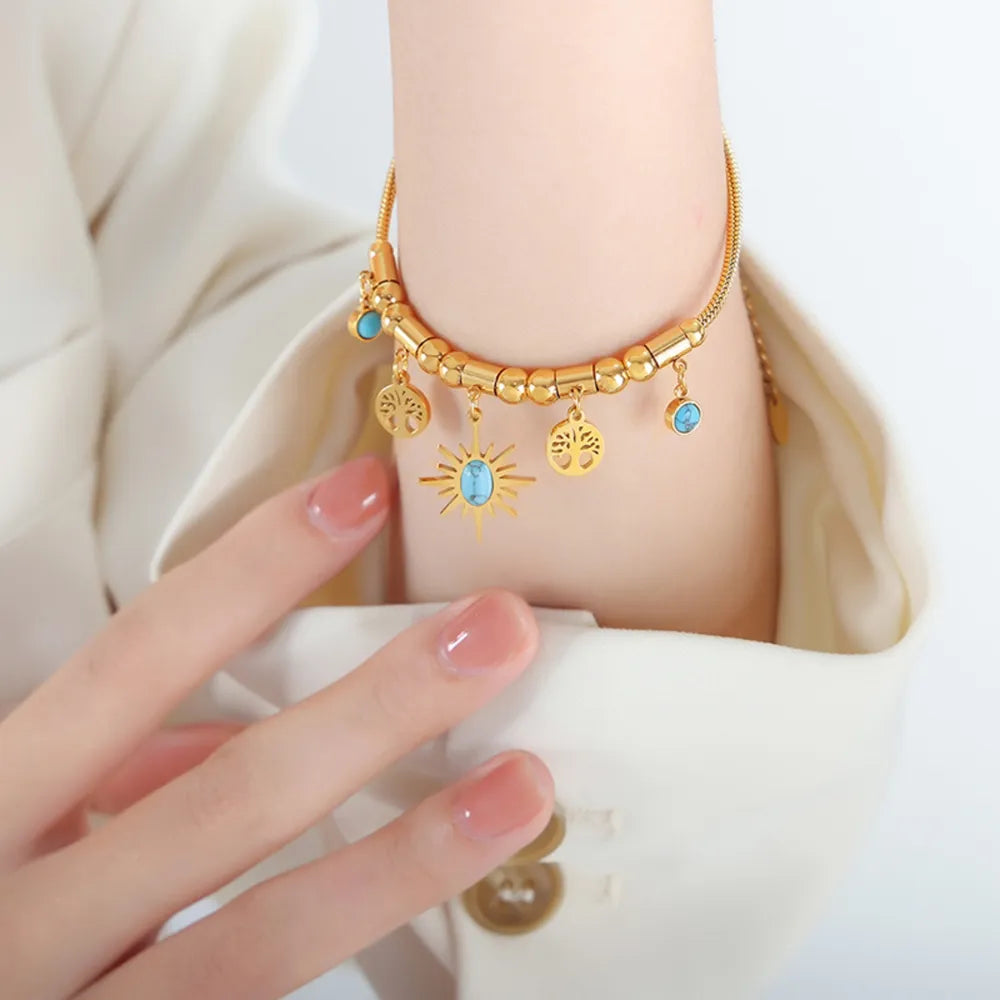 BRACCIALE VITA PLACCATO ORO