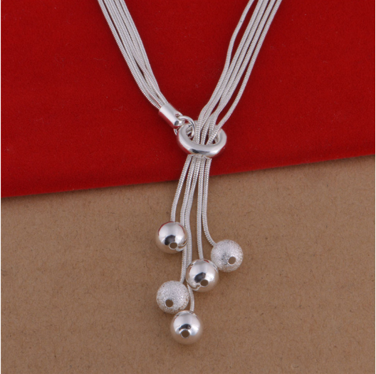 COLLANA SAND PLACCATA ARGENTO