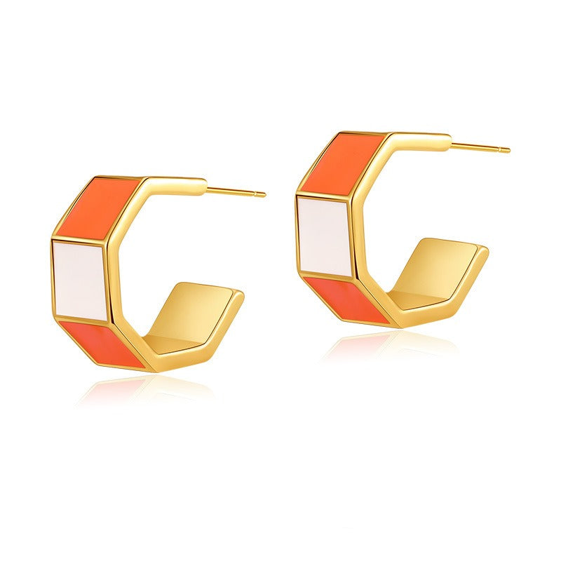 ORECCHINI BRASS ORO PLACCATO 18K
