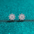 ORECCHINI STELLA ARGENTO MOISSANITE