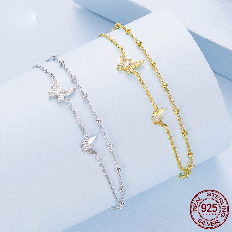 BRACCIALE FARFALLA ARGENTO