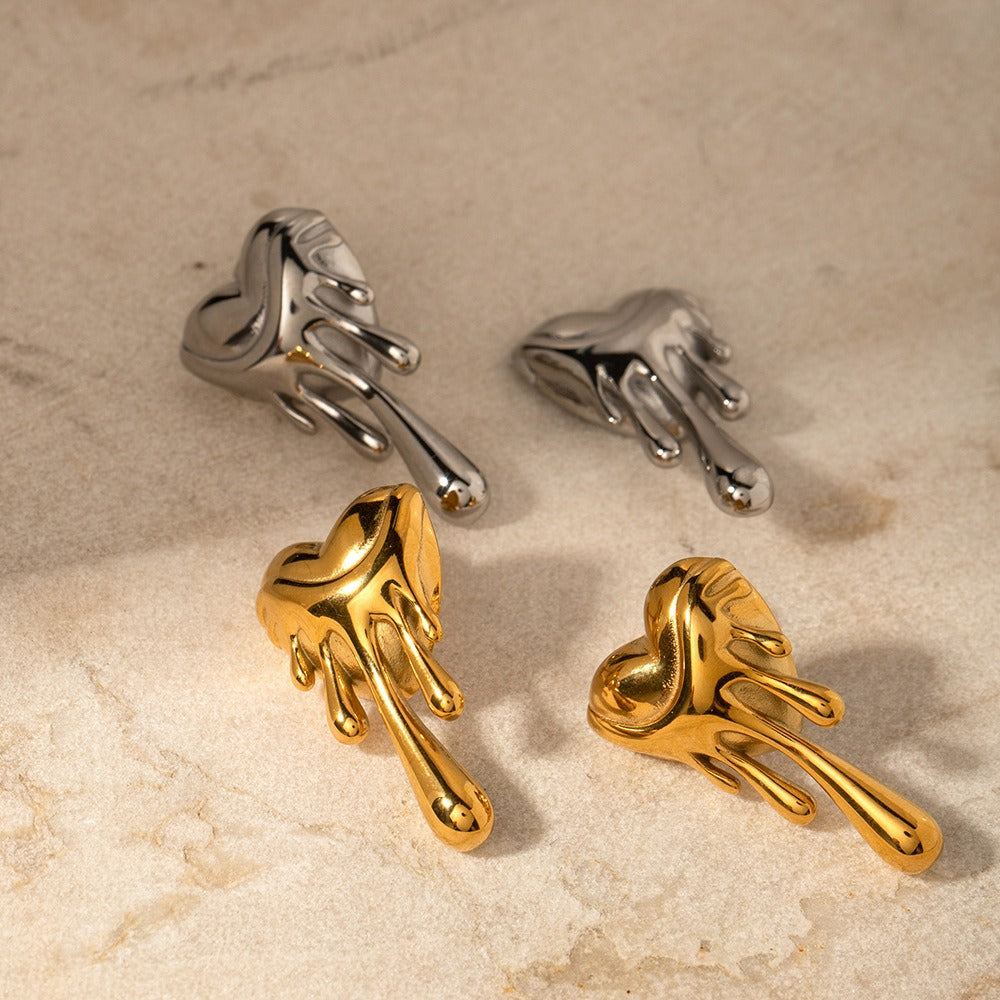 ORECCHINI TRUE LOVE ORO PLACCATO 18K