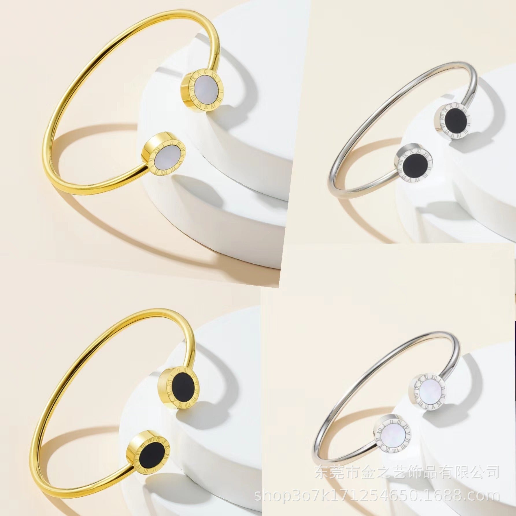 BRACCIALE ROMAN PLACCATO ORO 18K