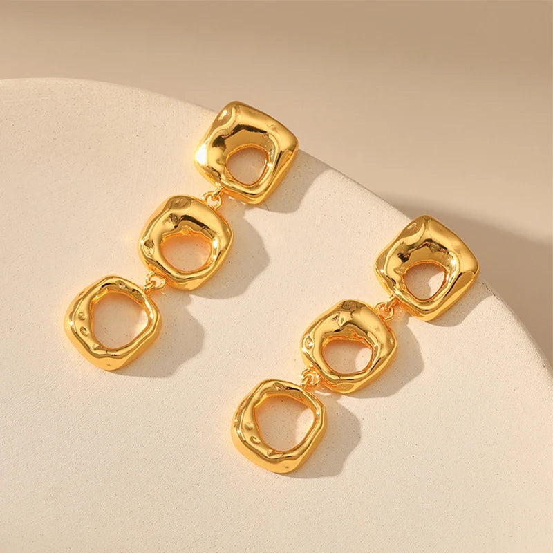 ORECCHINI NICHE ORO PLACCATO 18K