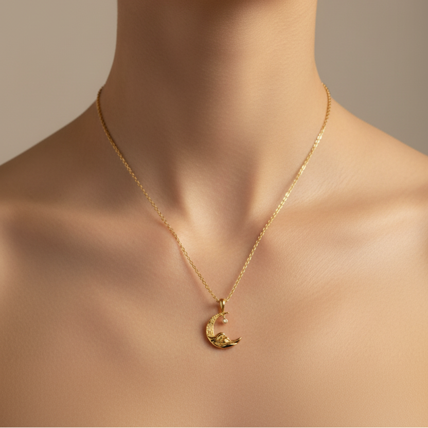 COLLANA TRUEMOON ORO PLACCATO 18K