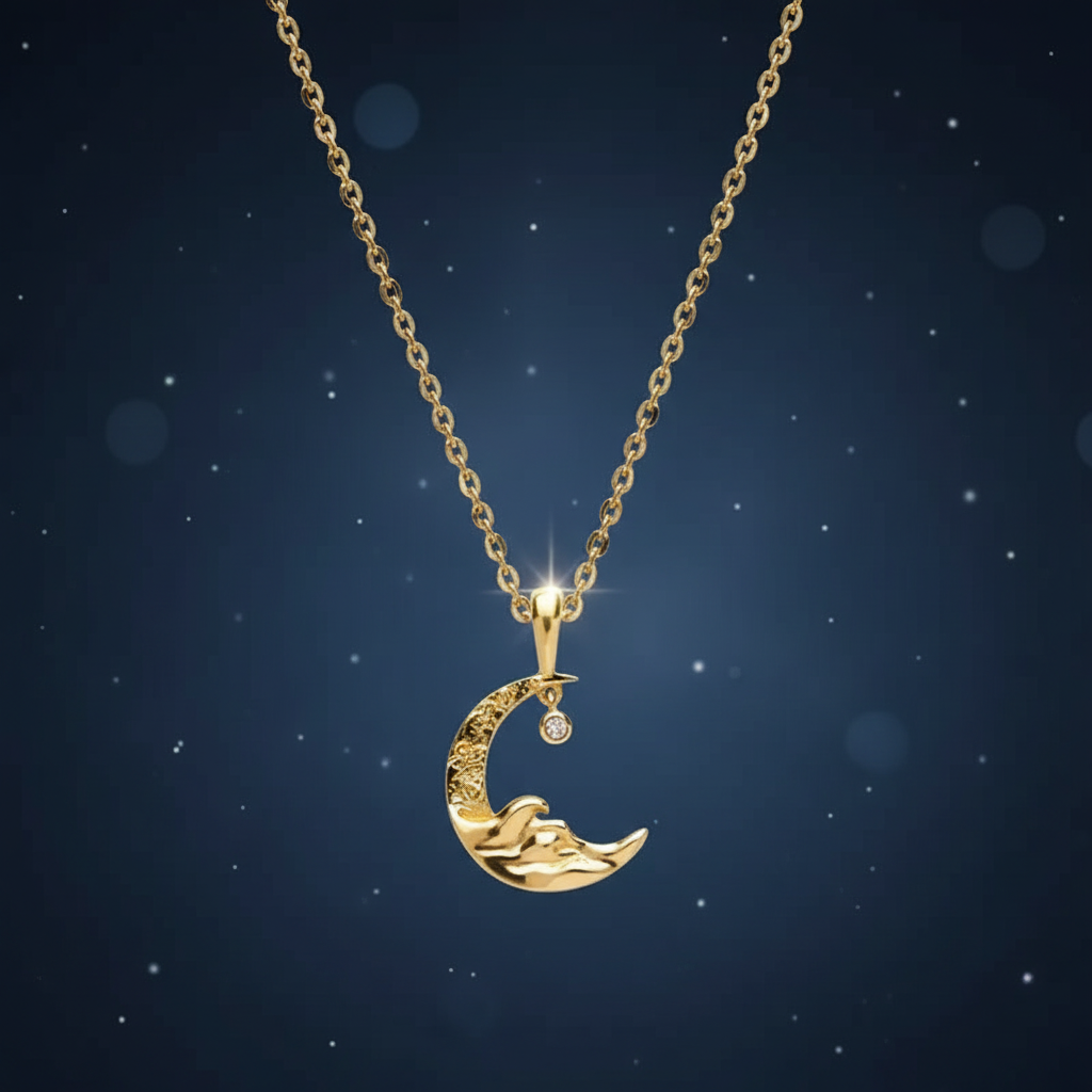 COLLANA TRUEMOON ORO PLACCATO 18K
