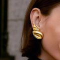 ORECCHINI CONCHIGLIA ORO PLACCATO 18K