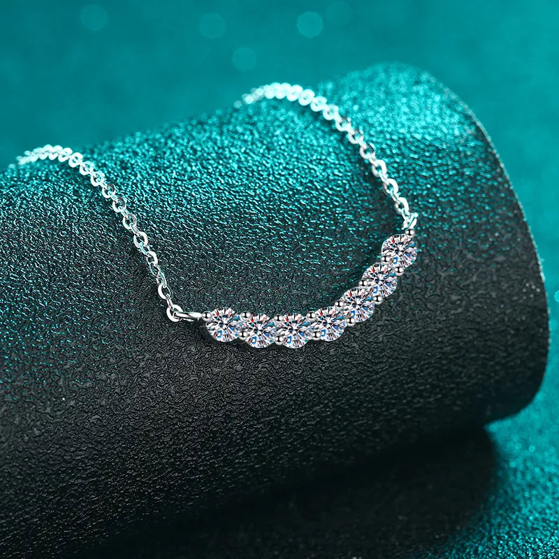 COLLANA ARGENTO MOISSANITE 1.4 CARATI