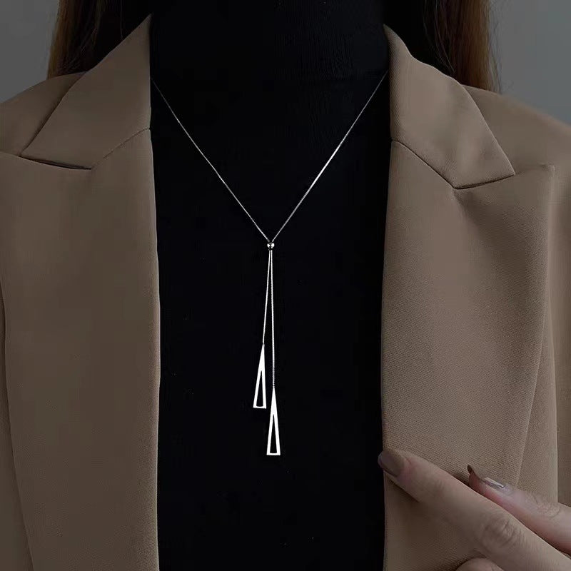 COLLANA TRIANGOLO ARGENTO