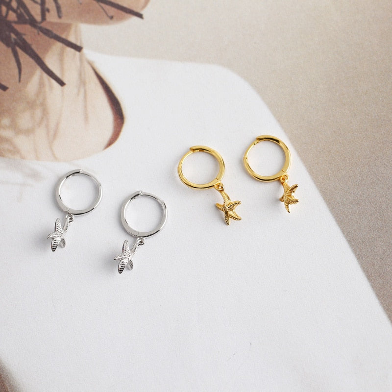 ORECCHINI STARFISH ARGENTO