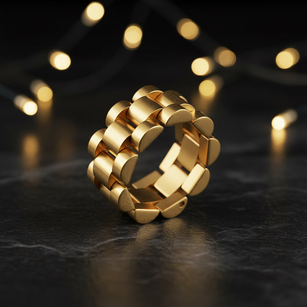 ANELLO CATENA PLACCATO ORO 18K