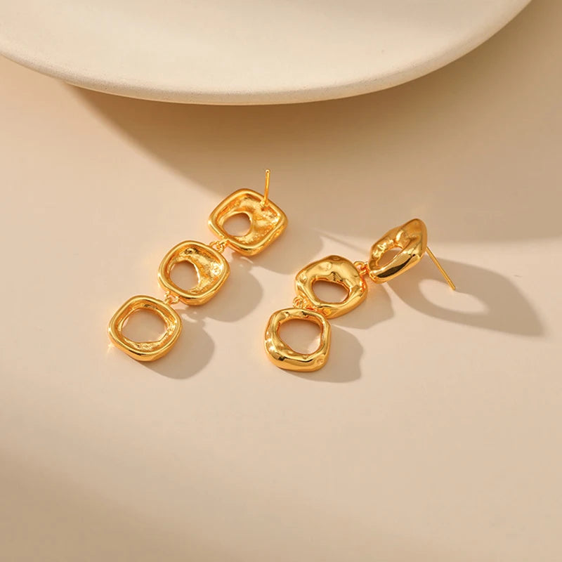 ORECCHINI NICHE ORO PLACCATO 18K