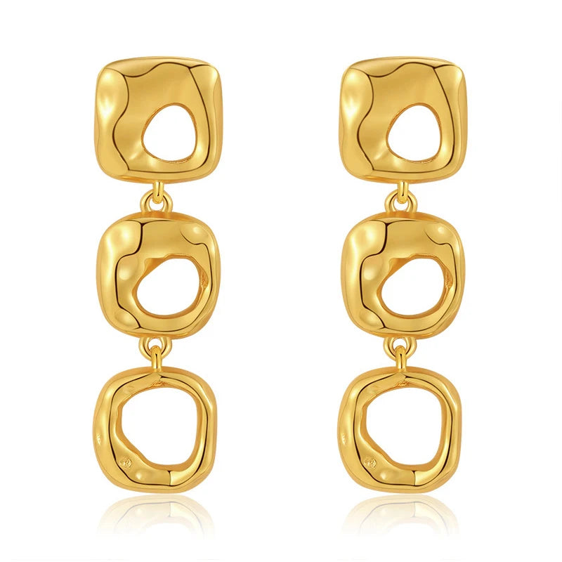 ORECCHINI NICHE ORO PLACCATO 18K
