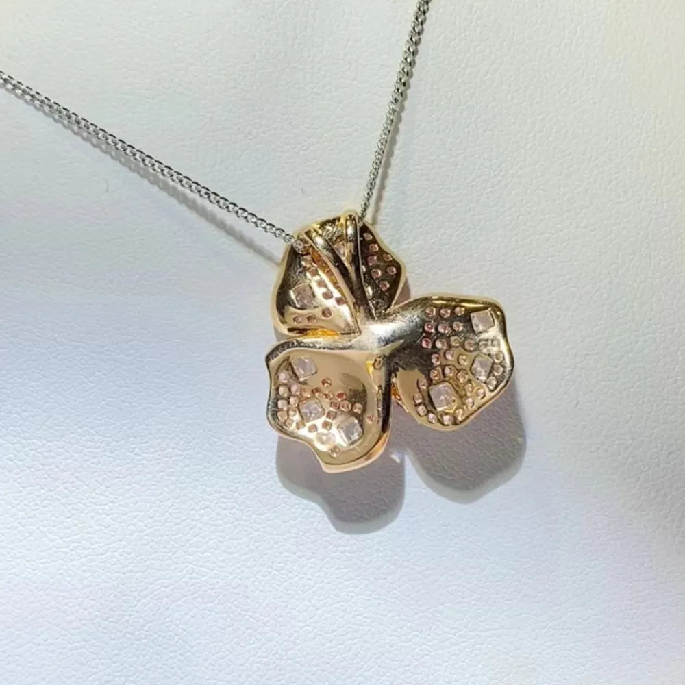 COLLANA ARGENTO MOISSANITE 2 CARATI