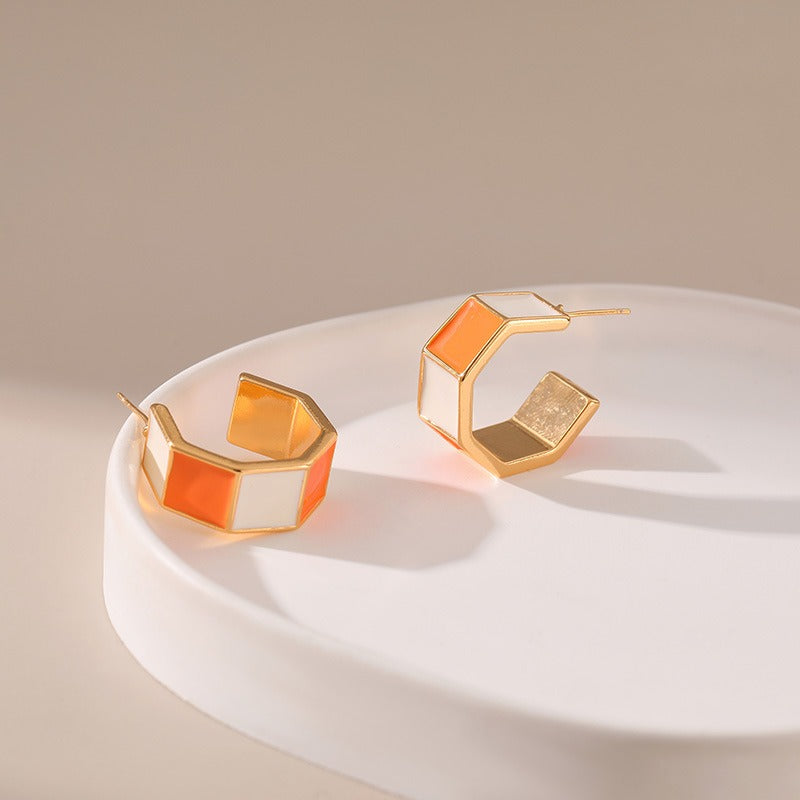 ORECCHINI BRASS ORO PLACCATO 18K