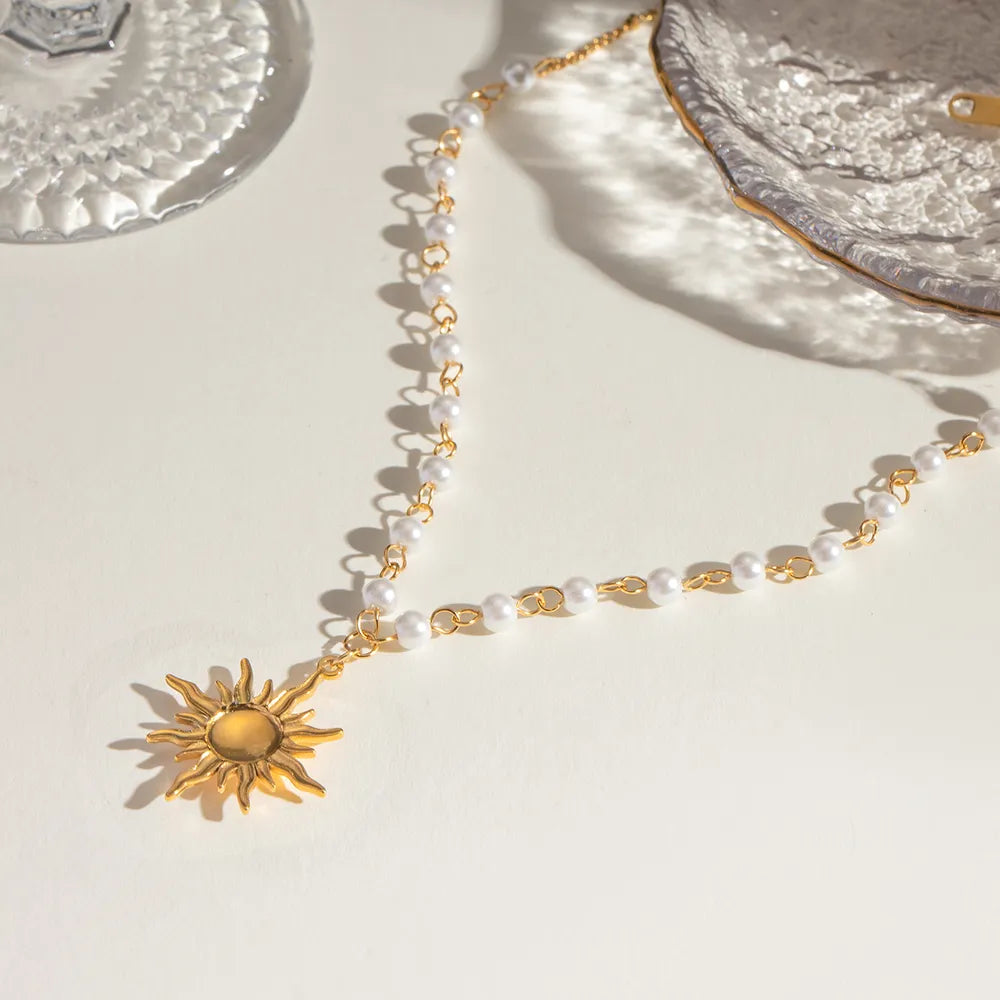 COLLANA SUN ORO PLACCATO 18K