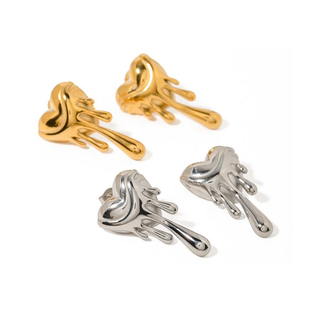 ORECCHINI TRUE LOVE ORO PLACCATO 18K