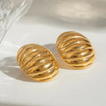 ORECCHINI RIB ORO PLACCATO 18K