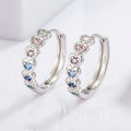 ORECCHINI CUORE PLACCATO ARGENTO