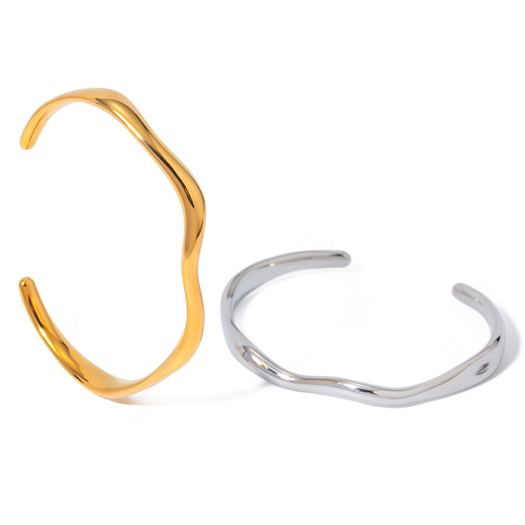 BRACCIALE RIPPLE PLACCATO ORO 18K