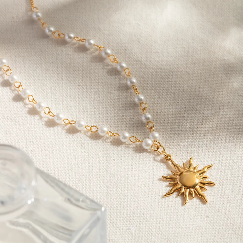 COLLANA SUN ORO PLACCATO 18K