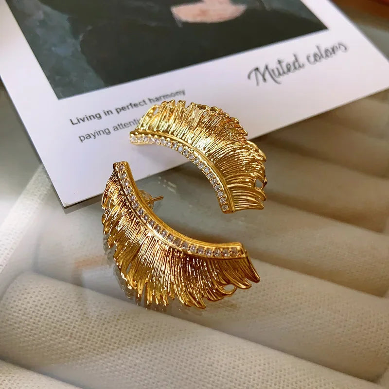 ORECCHINI SHAPE ORO PLACCATO 18K