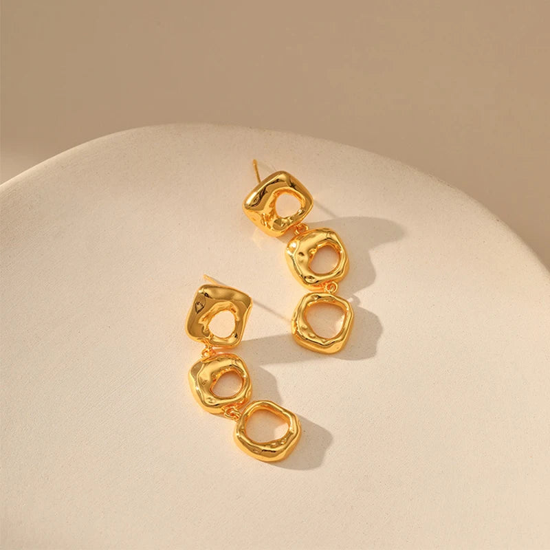 ORECCHINI NICHE ORO PLACCATO 18K