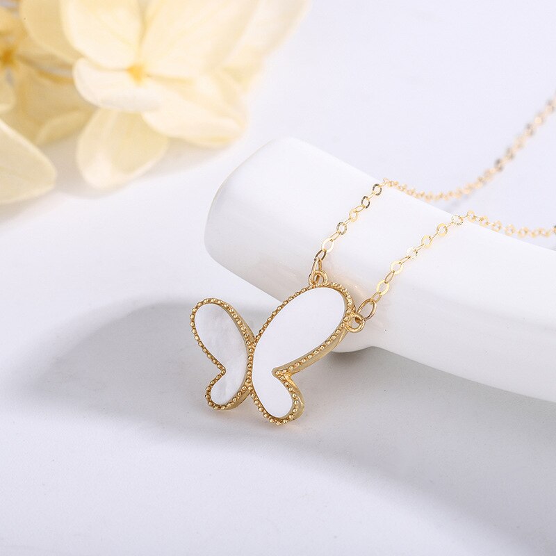 COLLANA BUTTERFLY PLACCATO ORO 18K