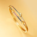 BRACCIALE MOON PLACCATO ORO 18K ZIRCONI