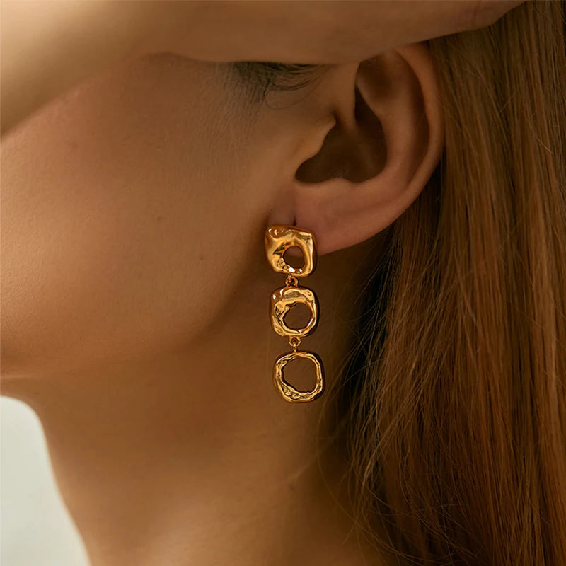 ORECCHINI NICHE ORO PLACCATO 18K