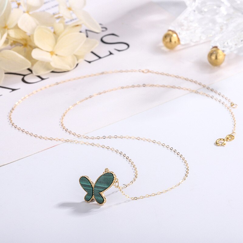 COLLANA BUTTERFLY PLACCATO ORO 18K