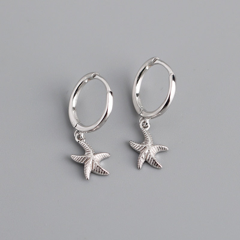 ORECCHINI STARFISH ARGENTO