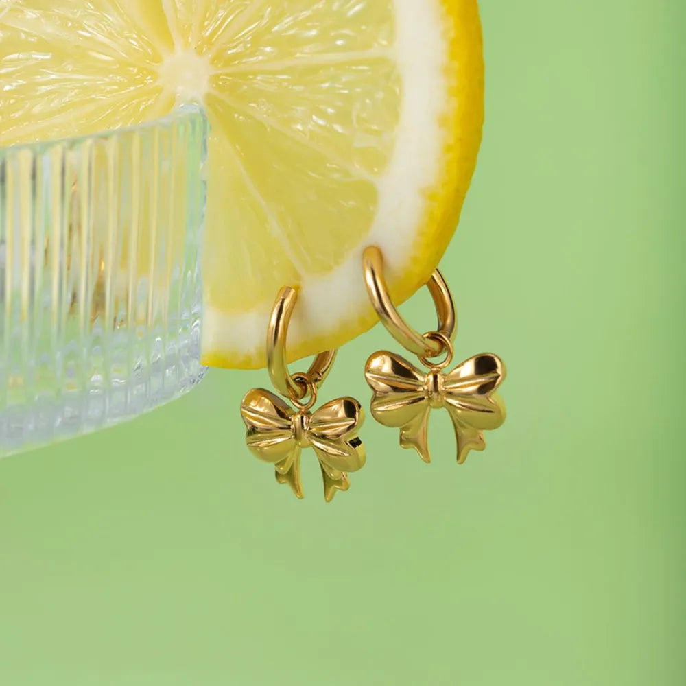 ORECCHINI FIOCCO ORO PLACCATO 18K