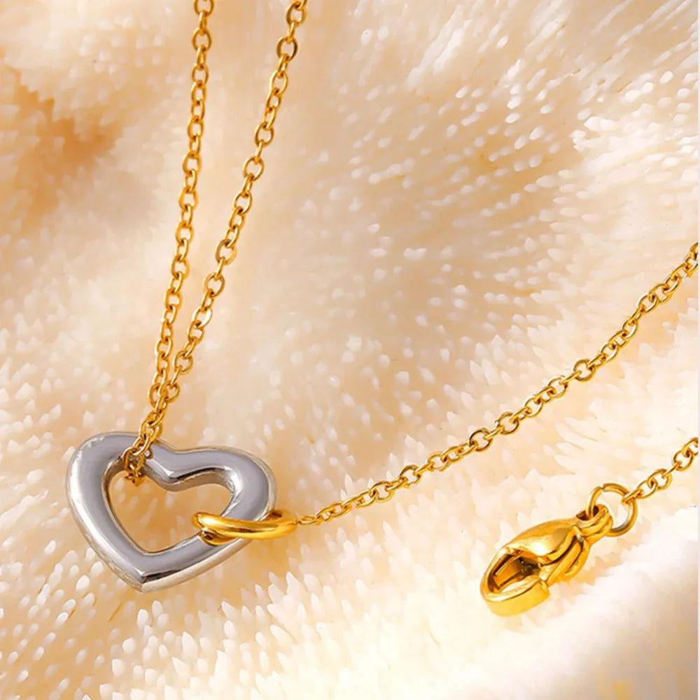 BRACCIALE CUORE PLACCATO ORO 18K