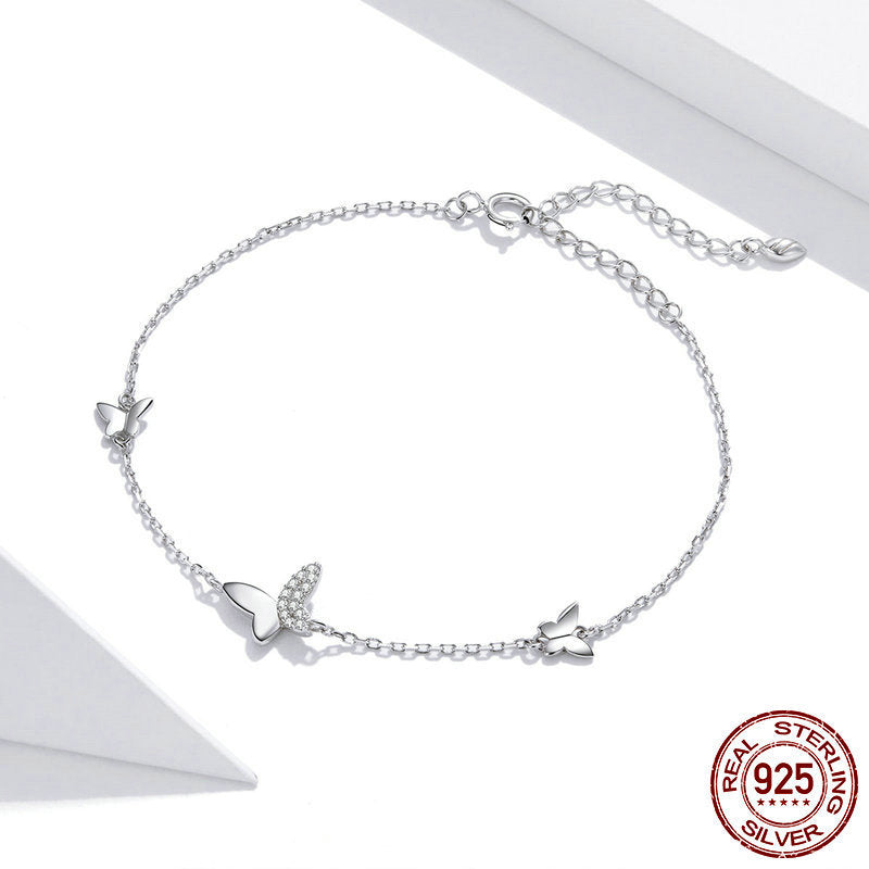 BRACCIALE FARFALLA ARGENTO