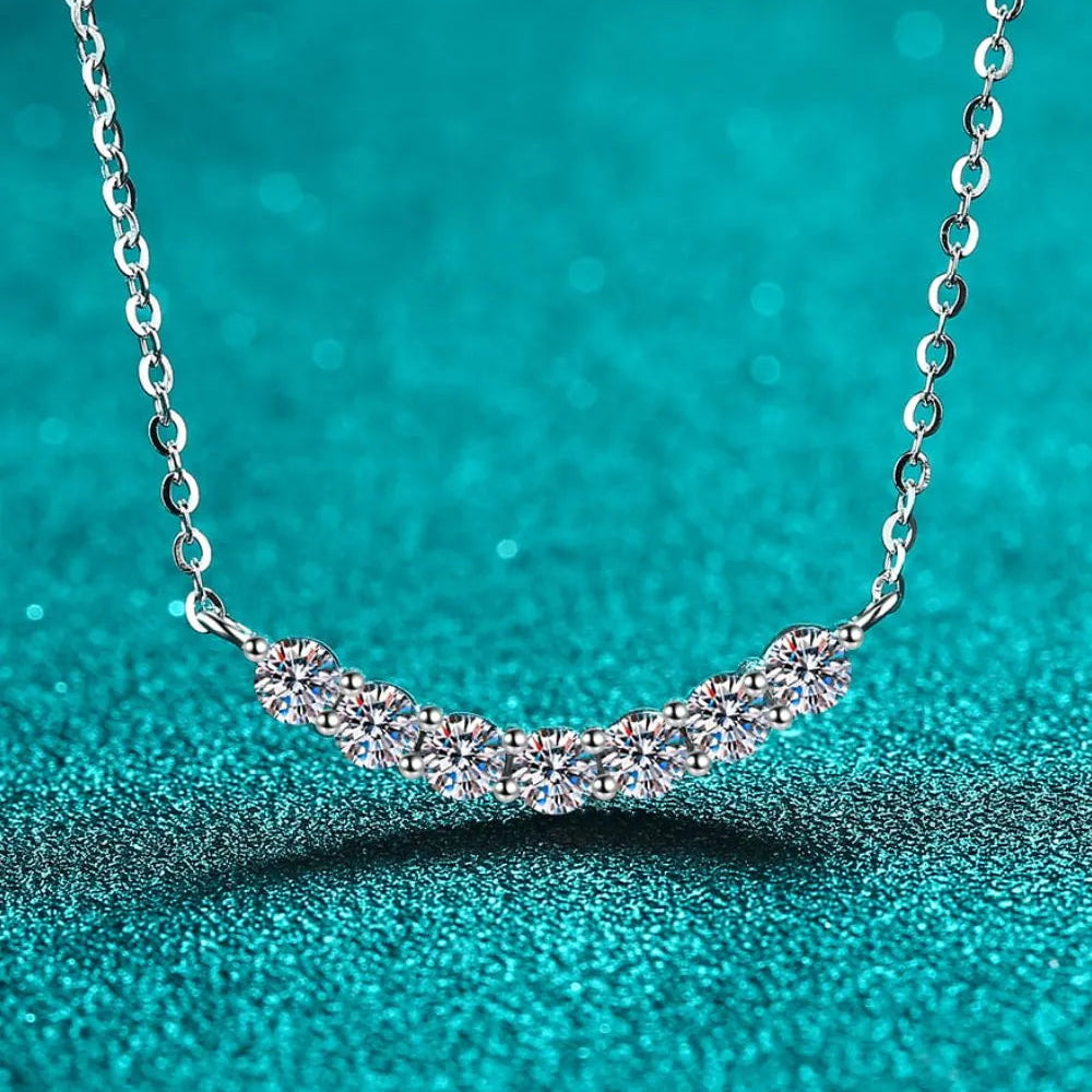 COLLANA ARGENTO MOISSANITE 1.4 CARATI