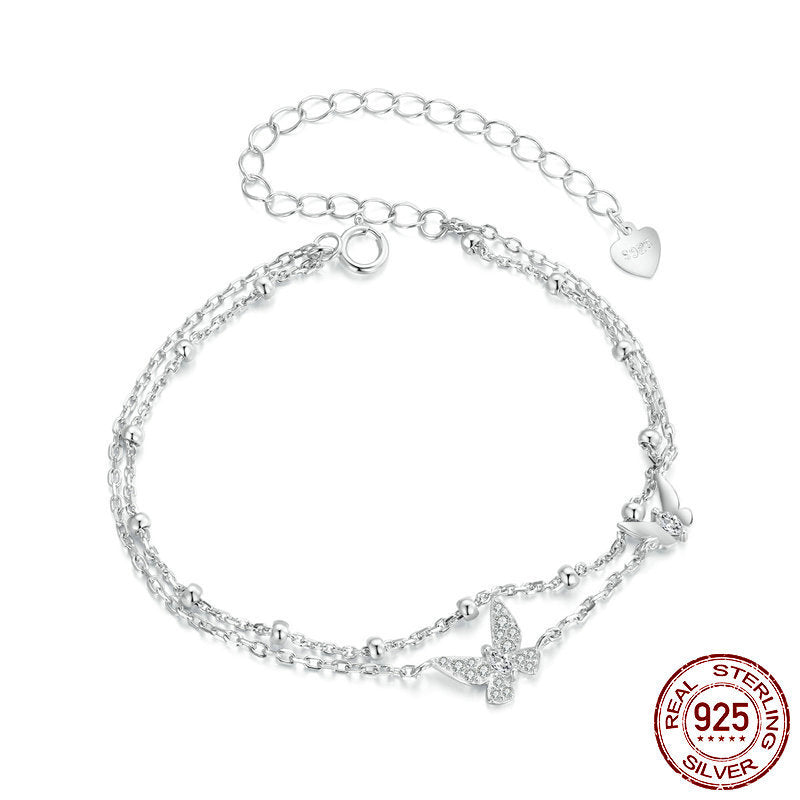BRACCIALE FARFALLA ARGENTO
