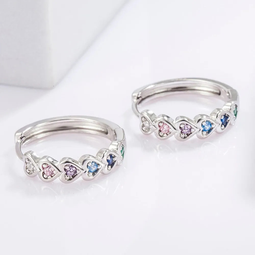 ORECCHINI CUORE PLACCATO ARGENTO