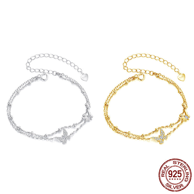 BRACCIALE FARFALLA ARGENTO