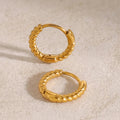 ORECCHINI INTRECCIO ORO PLACCATO 18K