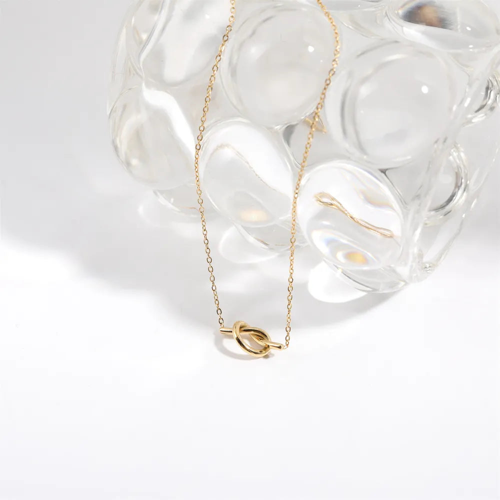 COLLANA NODI ORO PLACCATO 18K