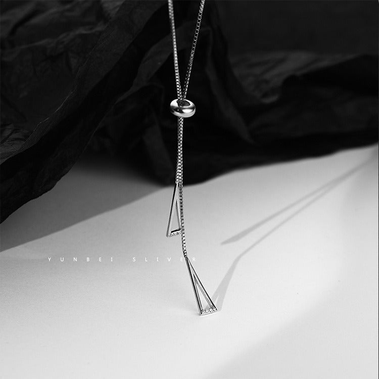 COLLANA TRIANGLE ARGENTO
