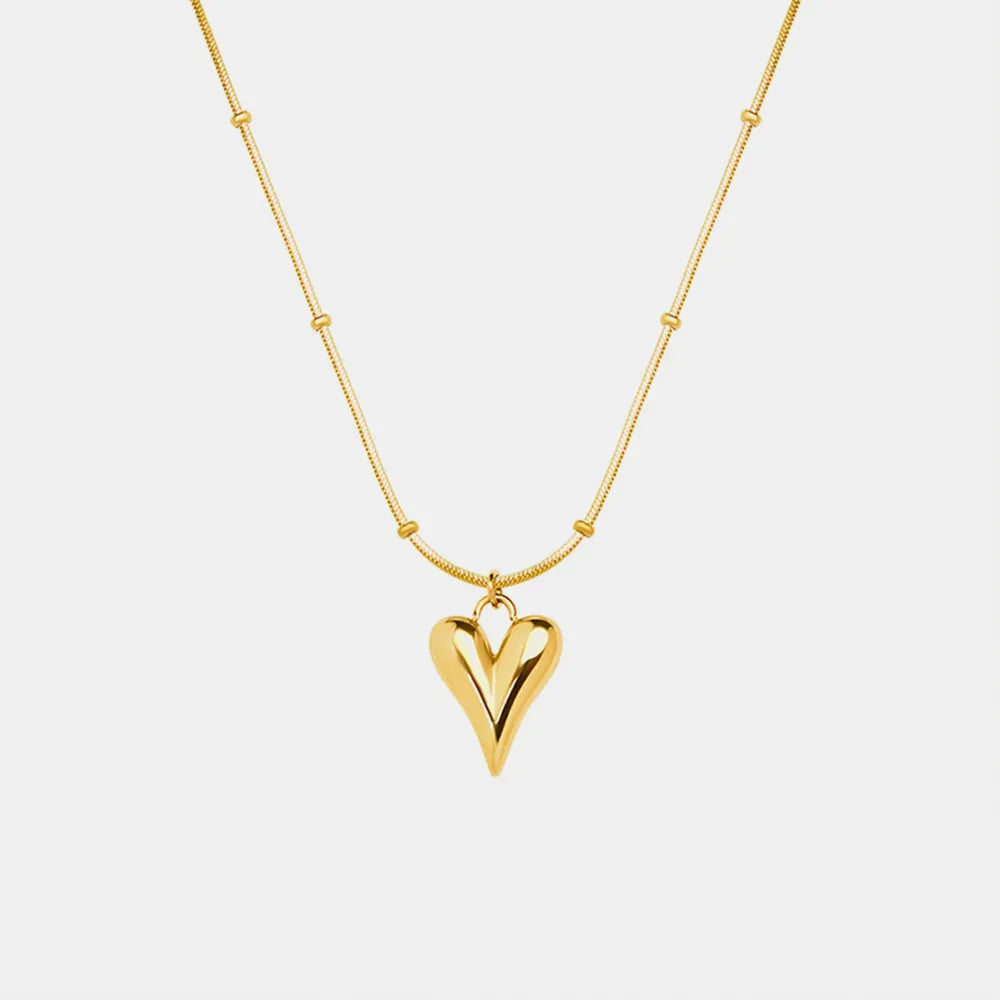 COLLANA CUORE PLACCATO ORO 18K