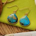 ORECCHINI STONE ORO PLACCATO 18K