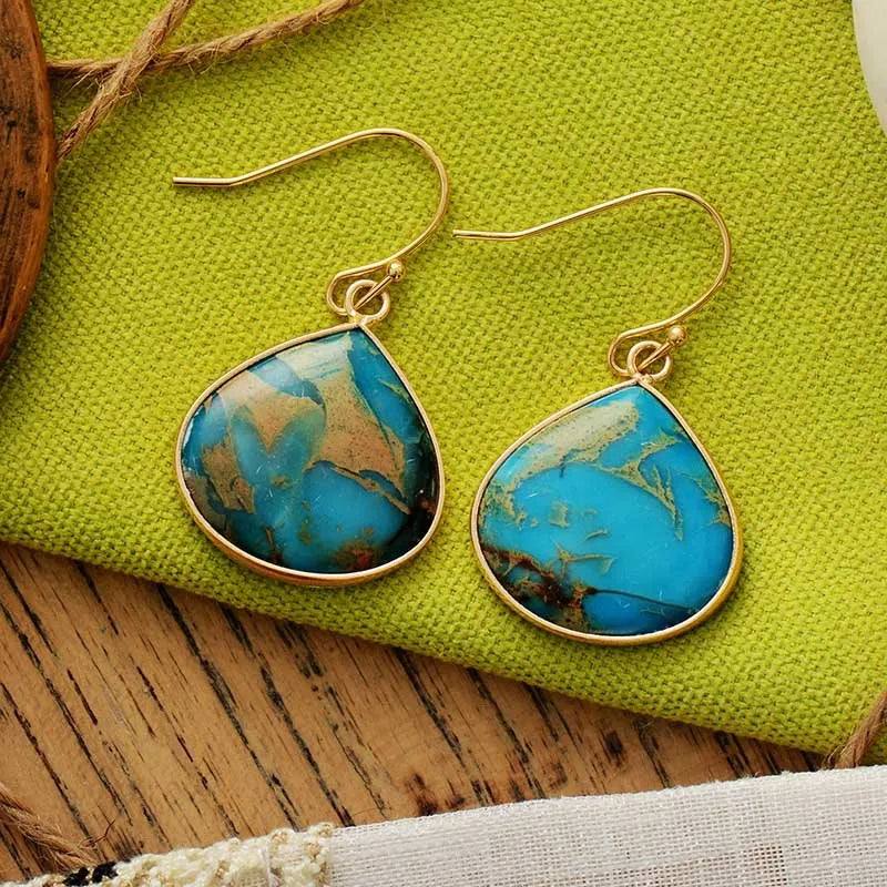 ORECCHINI STONE ORO PLACCATO 18K