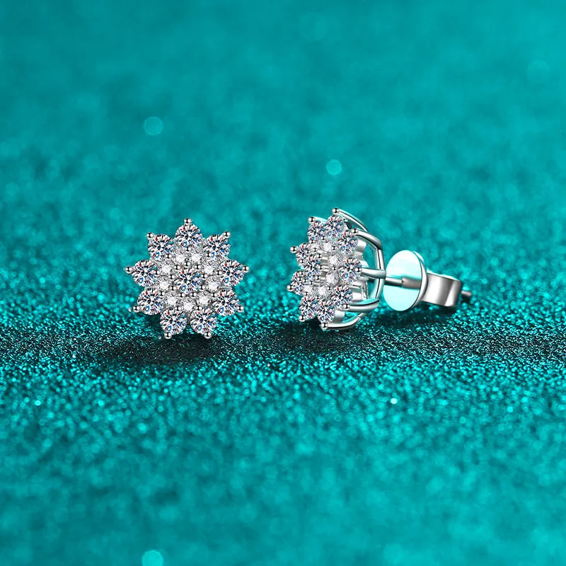 ORECCHINI STELLA ARGENTO MOISSANITE