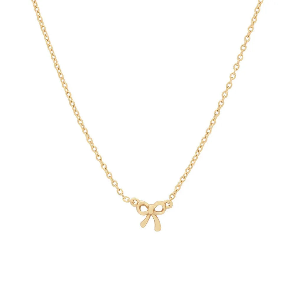 COLLANA FIOCCO ORO PLACCATO 18K