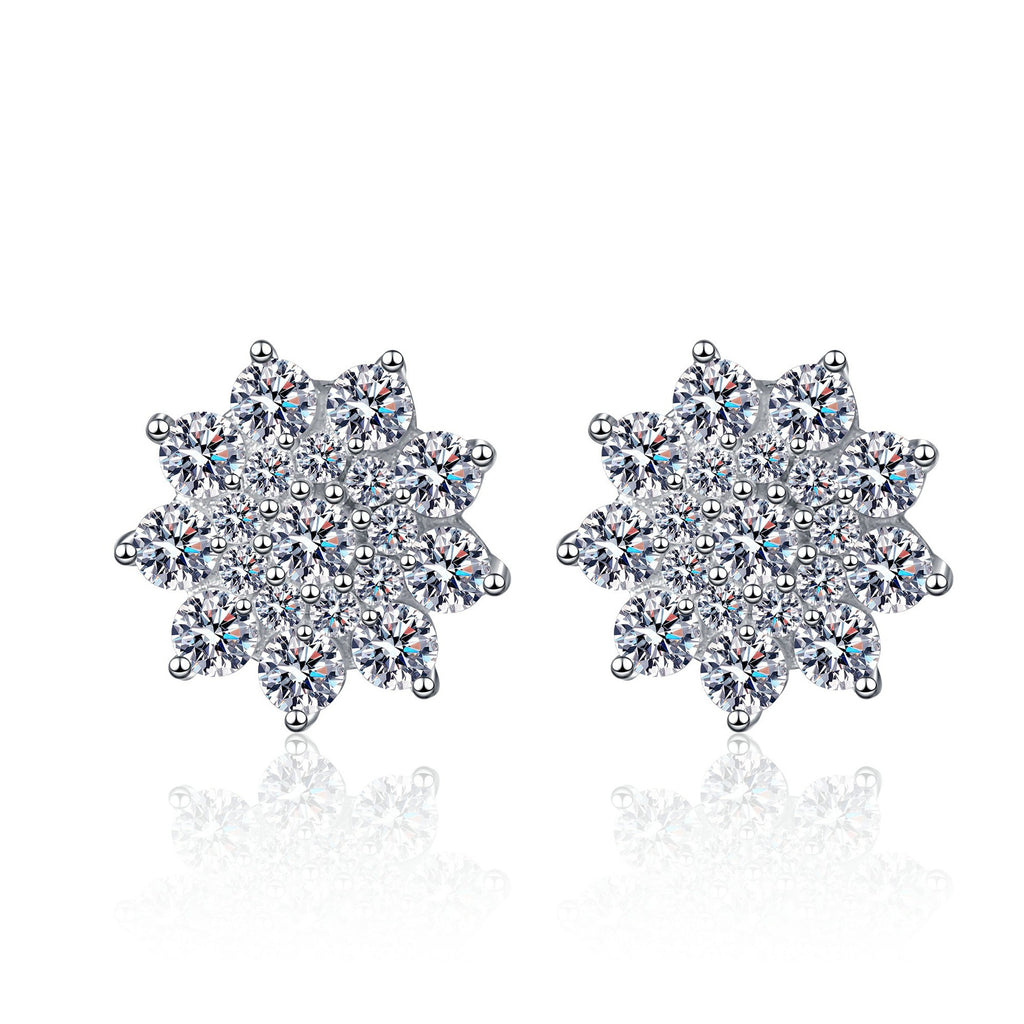 ORECCHINI STELLA ARGENTO MOISSANITE